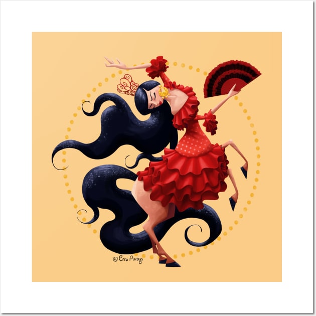 Flamenco centaur Wall Art by CrisArroyo